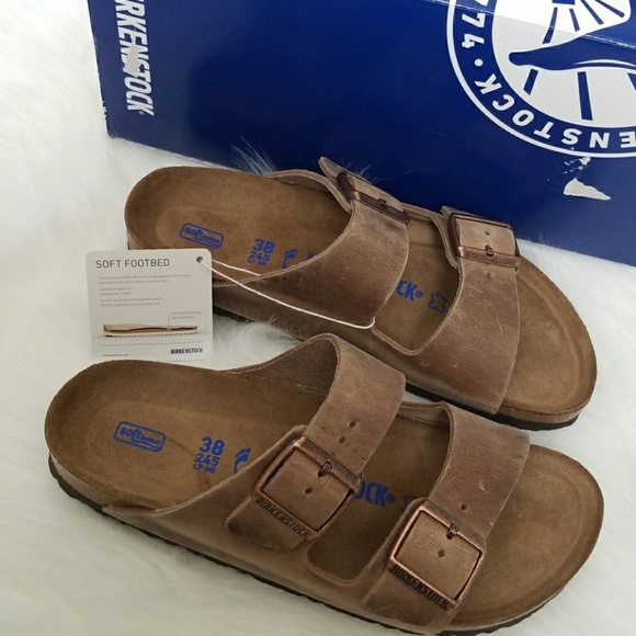 Birkenstock Shoes - New Birkenstock oiled leather soft footed size 38